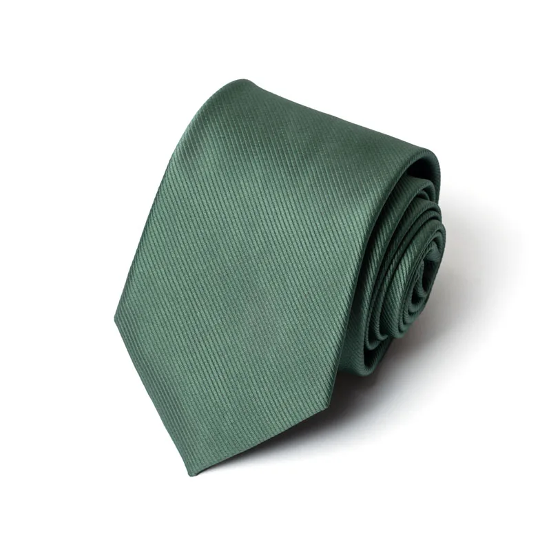 Elegante, stilvolle und praktische einfarbige Herrenkrawatte, ein klassisches Accessoire für Herrenanzüge, geeignet für Hochzeiten, Partys, Zeremonien. – Detail 9