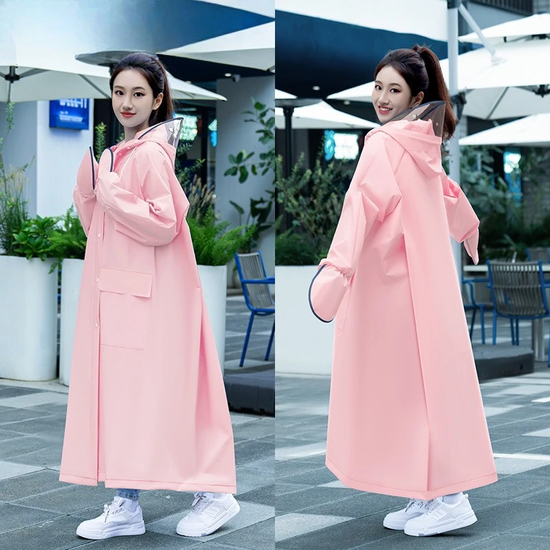 

Full Body Long Raincoat Rainstorm Protection for Men Women Cycling Electric Bike Bicycle Rain Coat