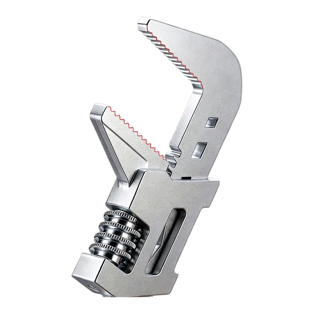 High Carbon Steel Adjustable Wrench Set 25cm 30cm 37.5cm Wide Jaw Opening Up to 93mm Fast Adjust Swivel Design
