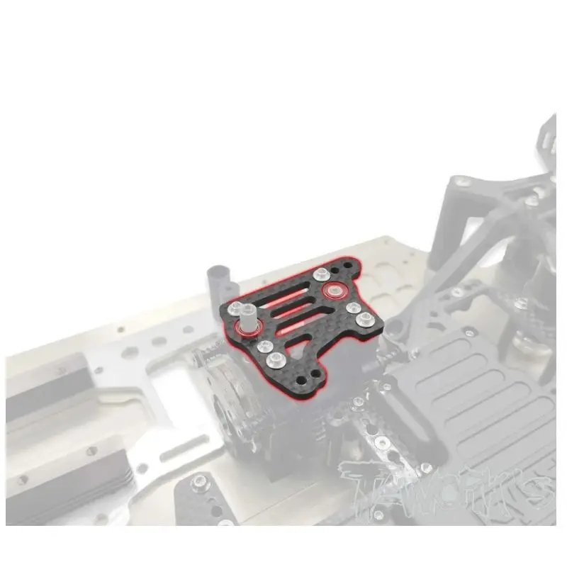 Original T Works TO-267-MP11 Graphite Center Gearbox Plate With Bearing ( For Kyosho MP11 ) Rc Tool