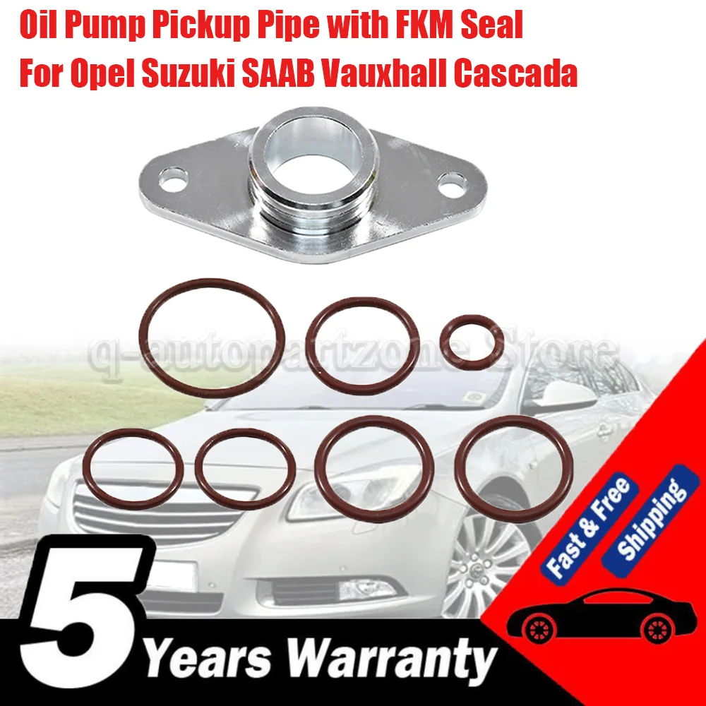 

New Aluminium FKM Seal Oil Pump Pickup Pipe For Opel Insignia For Suzuki SX4 For SAAB 9-5 2.0T Vauxhall Astra Cascada Zafira