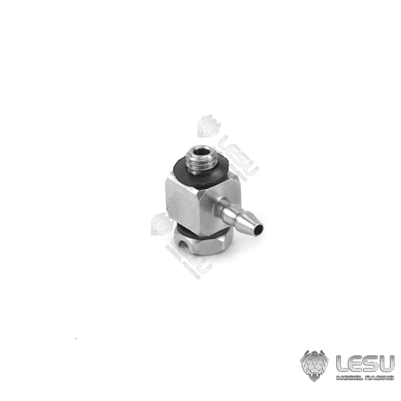 LESU M3 zakrzywiona metalowa dysza do rur 2.5*1.5Mm 1/14 zdalnie sterowana ciężarówka DIY Model Tamiyay zabawki zewnętrzne TH19237