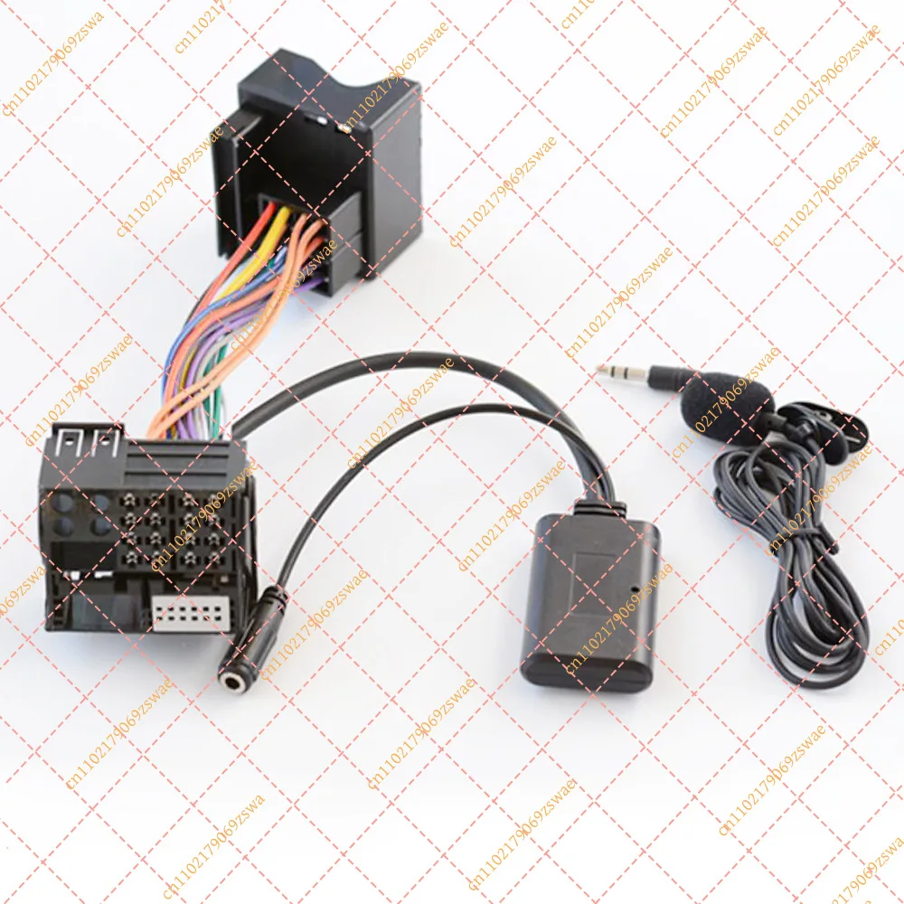 Lossless Bluetooth Music Interface for Mercedes-Benz C200/C300/E300 | AUX IN Plug-in with Mic Harness