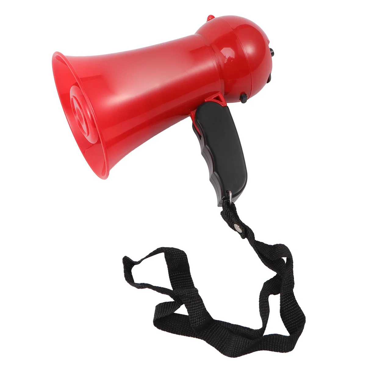Megaphone For Kids Red With Siren Volume Control Foldable Handle Voice Amplifier Emergency Tool Kid Loudspeaker
