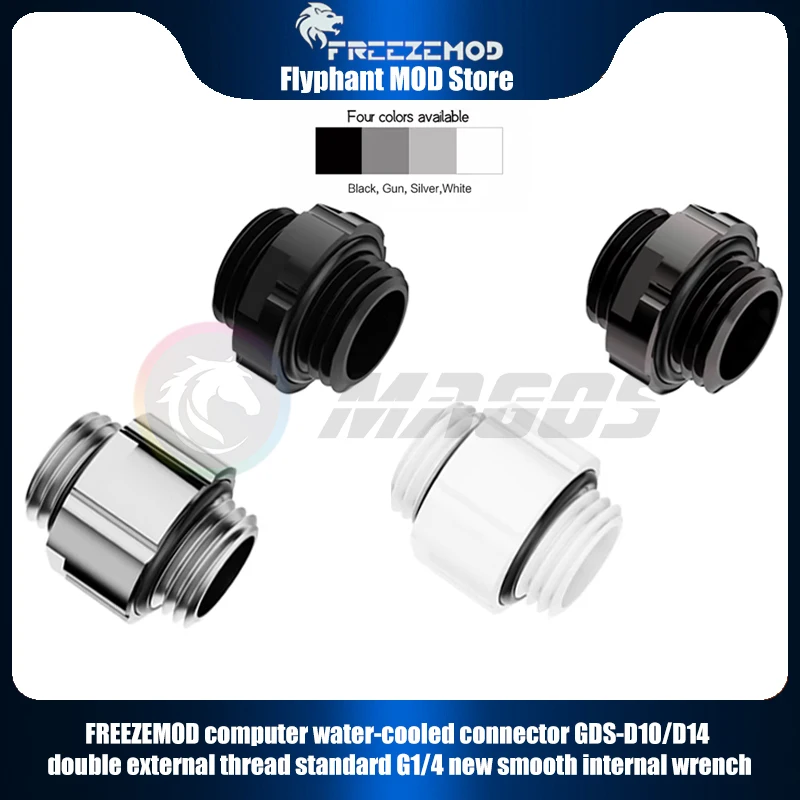 

FREEZEMOD мужской и мужской фитинг G1/4 дюйма резьба мини Двойная внешняя резьба шестигранный фиксированный адаптер двойной мужской охладитель деталь/стандарт