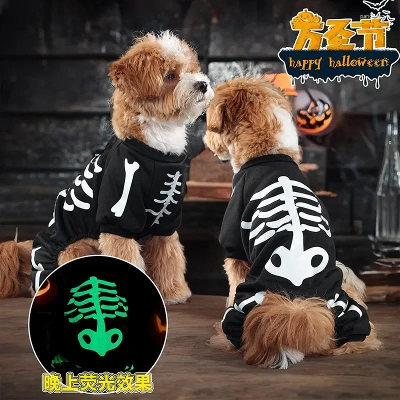 

Halloween Dog Dress Pet Costume With Wings Cute Party Outfit Festival Clothing For Dogs