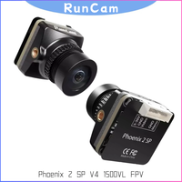 RunCam Phoenix 2 SP V4: 1500TVL Back-Illuminated FPV Camera with 5-36V Wide Voltage & Dual-Format (4:3/16:9) for Drone Racing