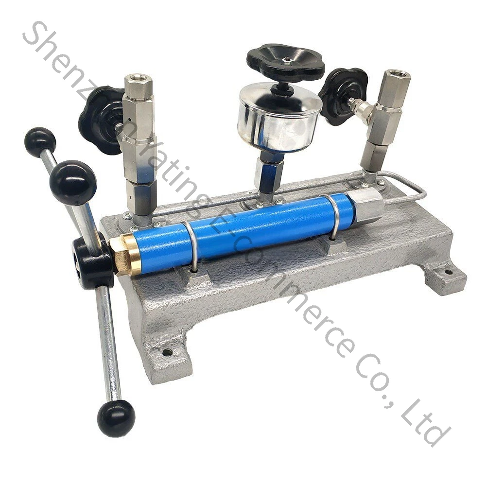 

YW-60 Portable Hydraulic Pressure Gauge Calibrator Pump -0.082-6MPa individual calibrator