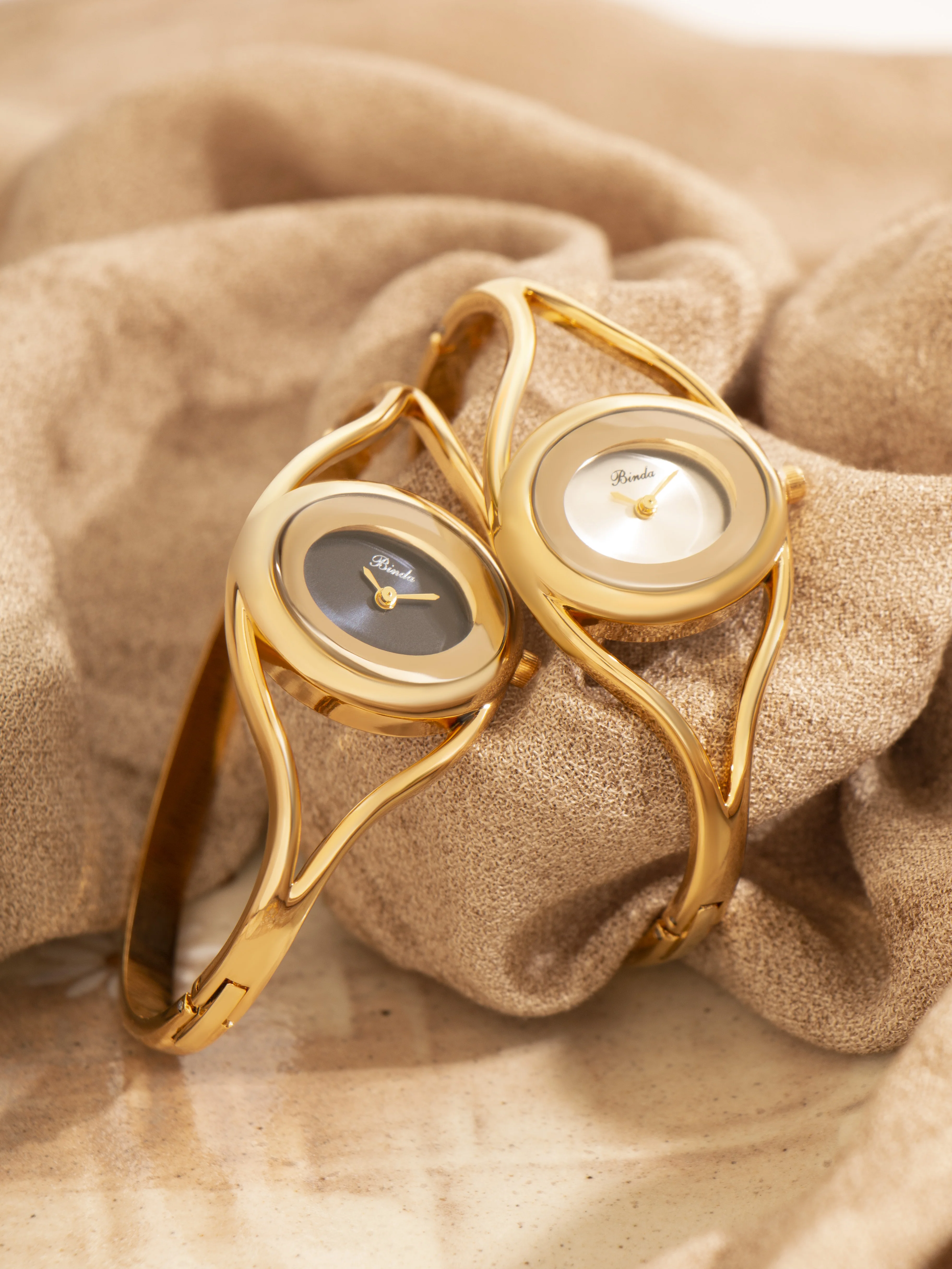 ساعة كوارتز نسائية من Binda 2025 بسوار فضي، أنيقة ومتعددة الاستخدامات، مثالية للارتداء اليومي أو الحفلات أو الهدايا