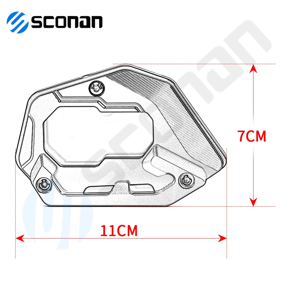 For BMW F750GS F 750 GS F750 GS f 750gs Motorcycle CNC Aluminum Foot Kickstand Support Plate Enlarge Side Stand Extension Pad