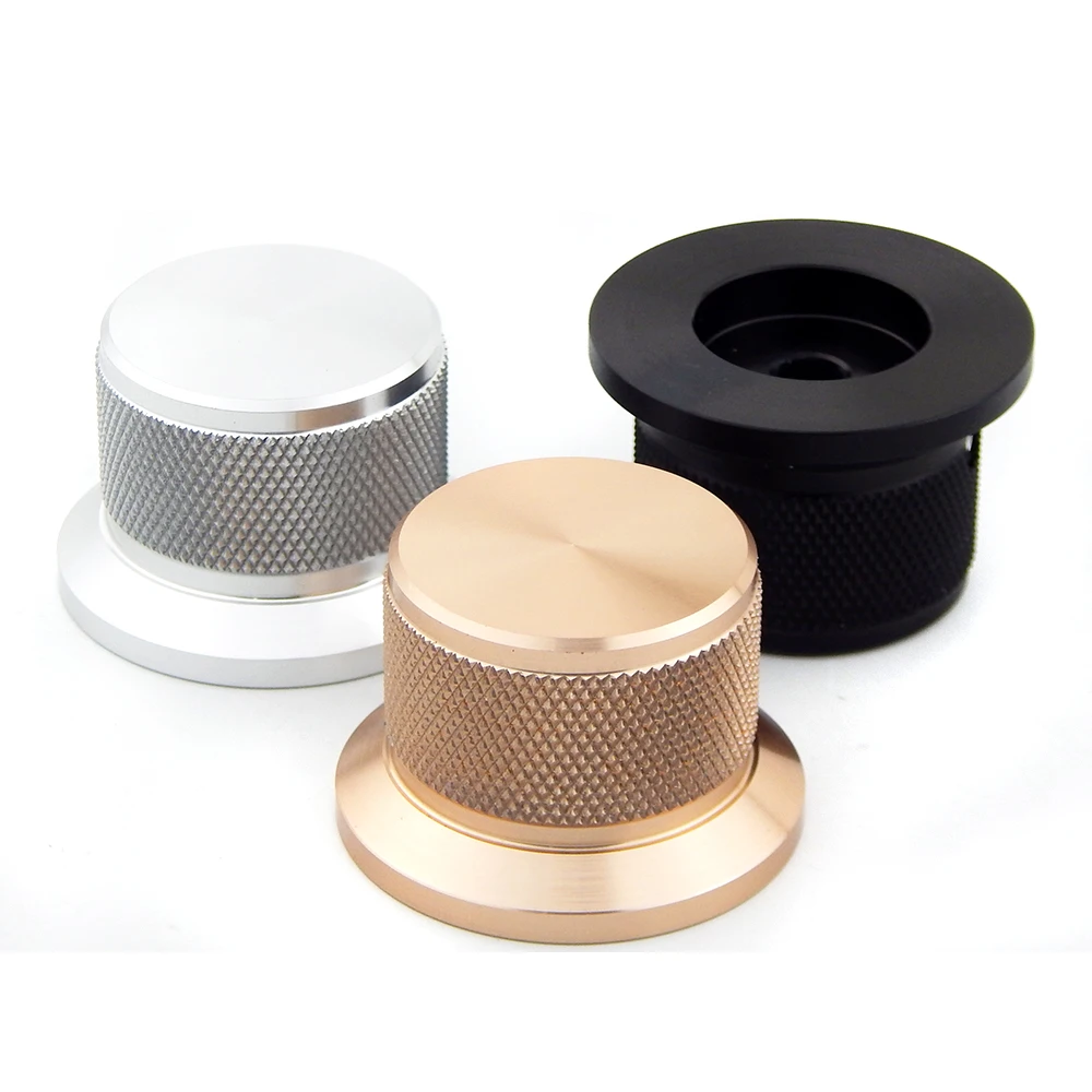 Nhôm Tập Chiết Áp Núm Ty Cho Âm Thanh HIFI Khuếch Đại Khung Xe Điều Chỉnh Đường Kính 38Mm Chiều Cao 25Mm Đàn Guitar Điện Tay Cầm Núm Vặn