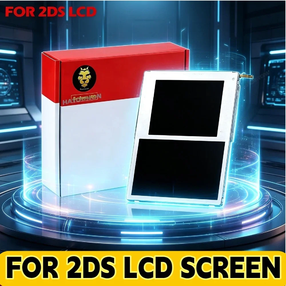 

1PCS Original Top Bottom LCD Screen Full Set Replacement for Nintendo 2DS Game Console Repair Spare Parts