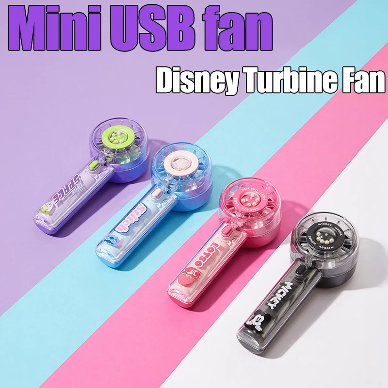 

Stitch Mickey Strawberry Bear Buss Turbo Fan Super Powerful Mini Usb Fan Quiet Office Cute Birthday Gift Tabletop Decoration