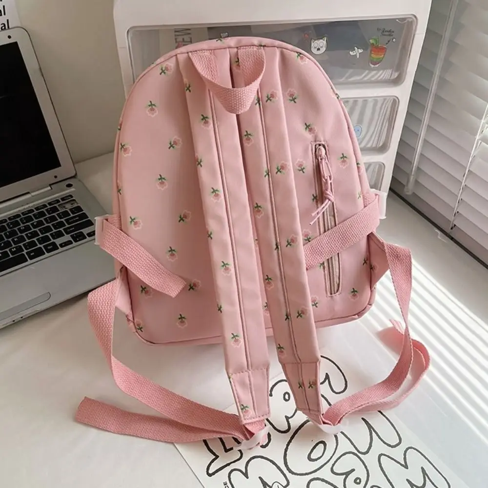 Mochila impermeable con múltiples bolsillos para estudiantes, Mini bolso escolar de nailon, bolso de hombro informal a la moda para mujer