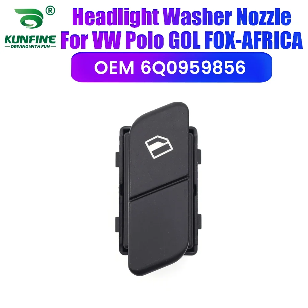 Botón de interruptor de ventana de coche, control maestro de elevalunas eléctrico delantero izquierdo para VW Polo GOL FOX-AFRICA PARATI 2002-2010, N.º de pieza. 6Q0959856