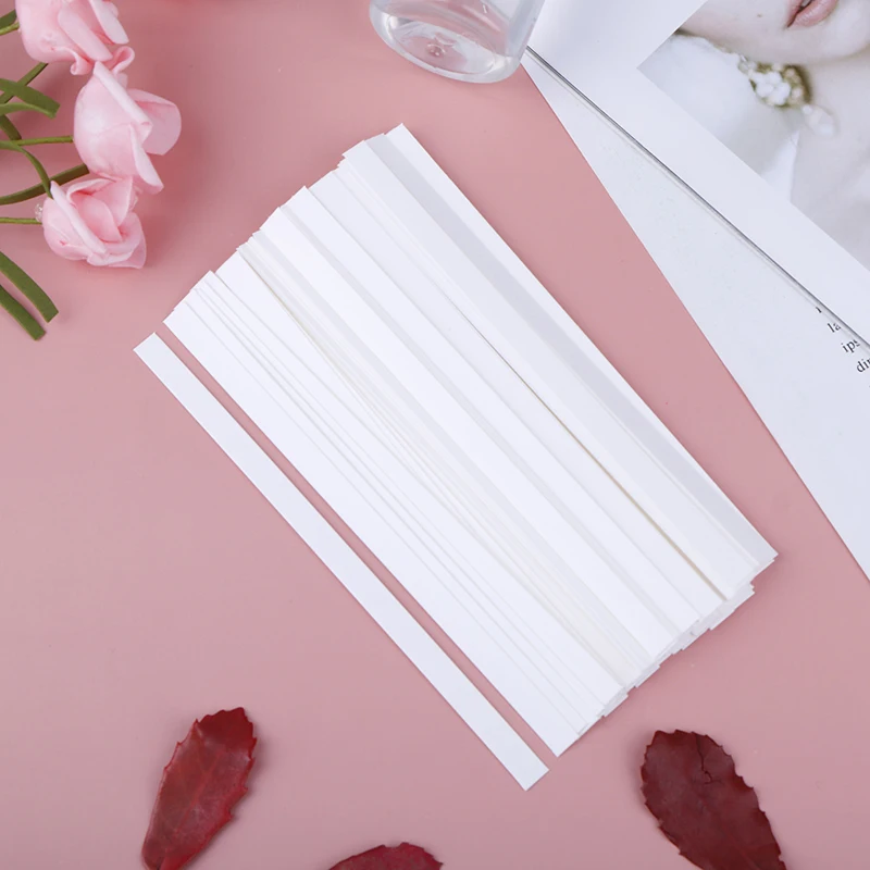 

New 100pcs 137*7mm Flat Aromatherapy Fragrance Perfume Essential Test Paper Strips