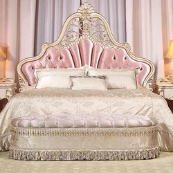 Master Nowoczesne designerskie łóżko Księżniczka Podłoga Ręcznie rzeźbione luksusowe łóżko typu queen-size Śpiące europejskie meble Meubles De Chambre