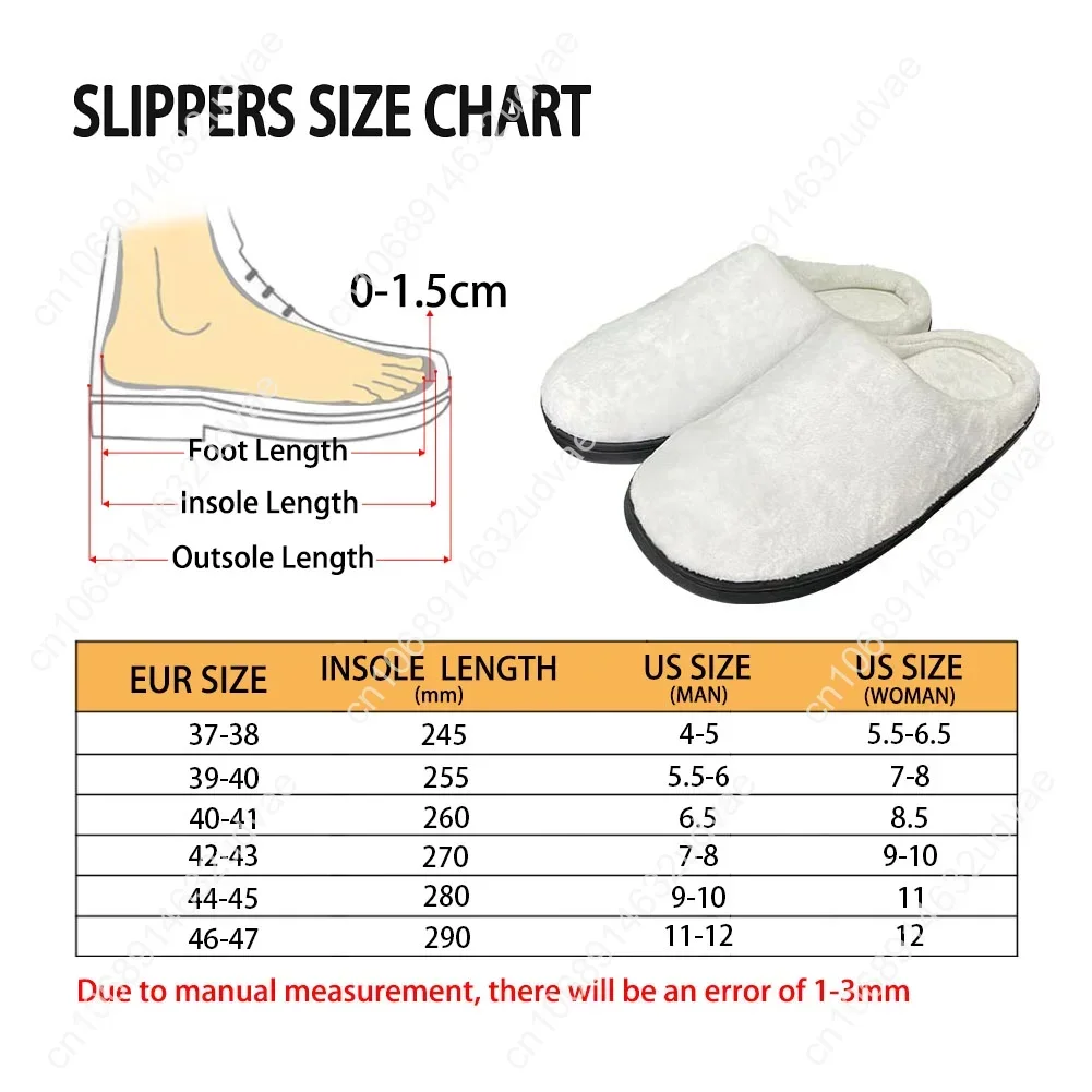 Prince Rogers Nelson Singer Home Cotton Custom Slippers Mens Womens Sandals Plush Casual Keep Warm Shoes Couple Thermal Slipper