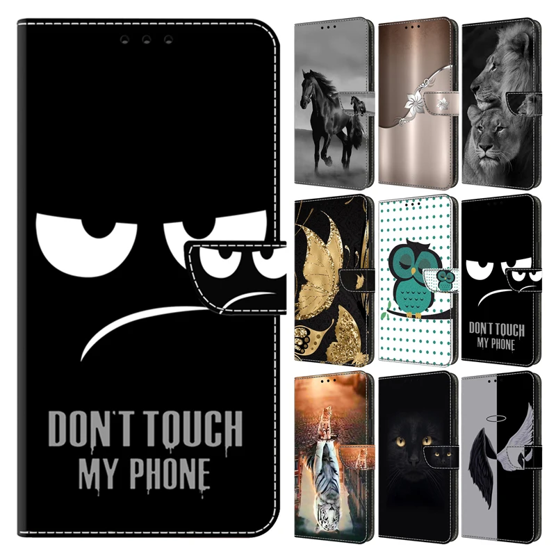 Flip Leather Case For iPhone 6 7 8 X XS XR 11 12 13 14 15 Mini Pro Max 3D Animal Patterns Wallet Phone iPhone 14 15 Plus Funda