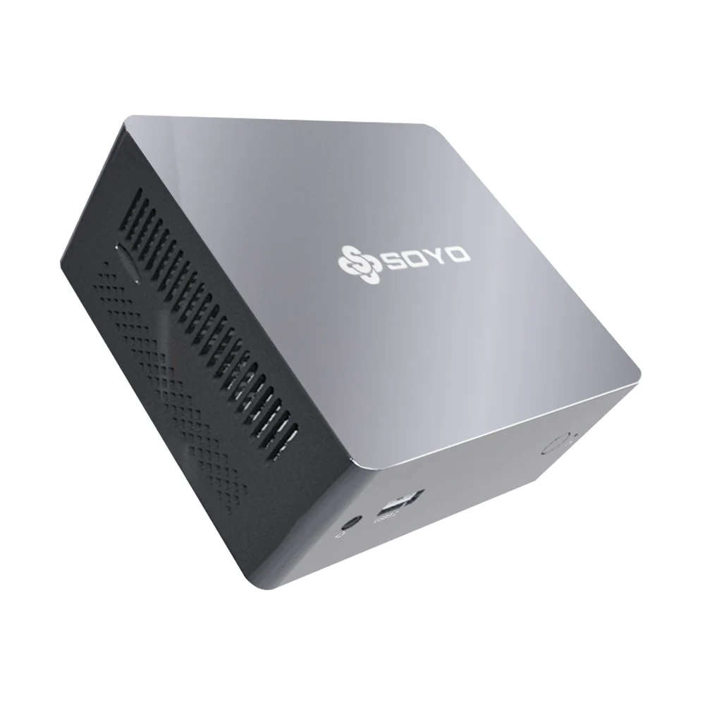 Mini PC SOYO M2PLUS: 8/16 GB RAM, 256/512 GBSSD, Intel Celeron N100, Windows 11 Pro - Kompaktowy i idealny do domu, biznesu i gier