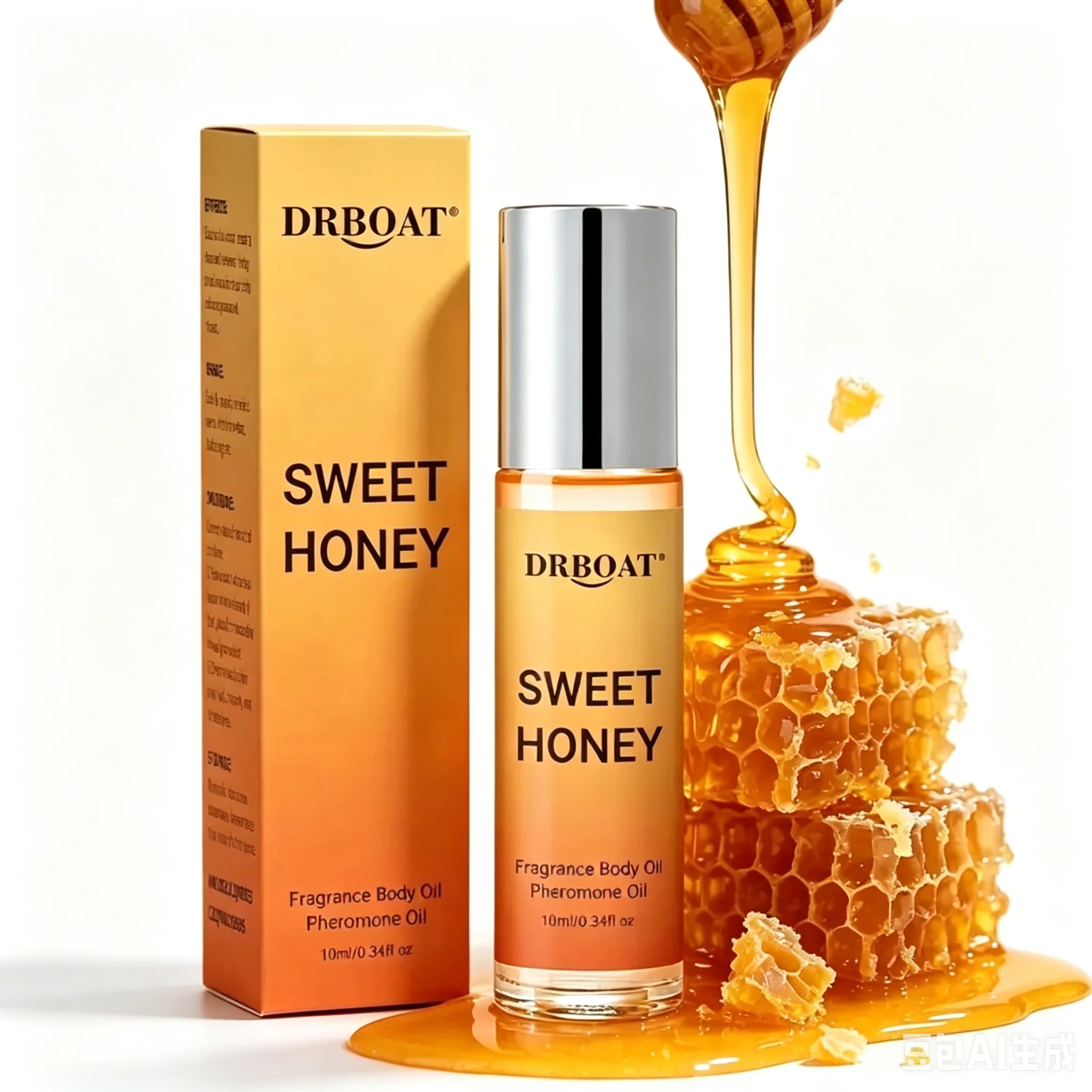 Aceite de Feromonas Honey OUD - Aceite Perfumado Sutil con Aroma Dulce a OUD y Dátiles, Honey Oud & Date |   Aroma Romántico para el Día a Día |   De Larga Duración
