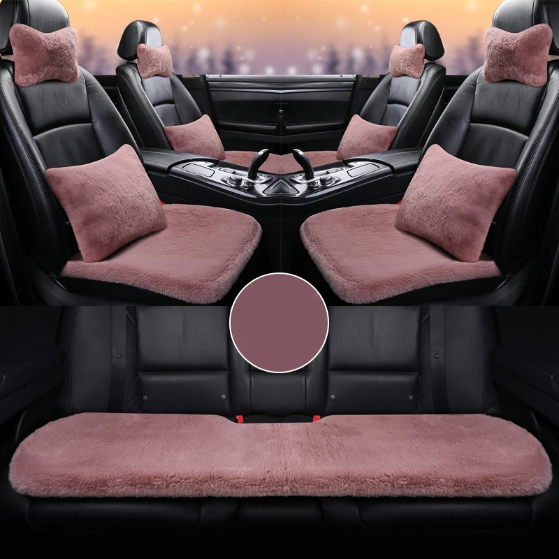 

Universal Winter Car Seat Cushion For Mercedes W211 W204 W205 W203 Auto Accesorios Warm Fit Most Sedan Suv Pick-up Truck Seat