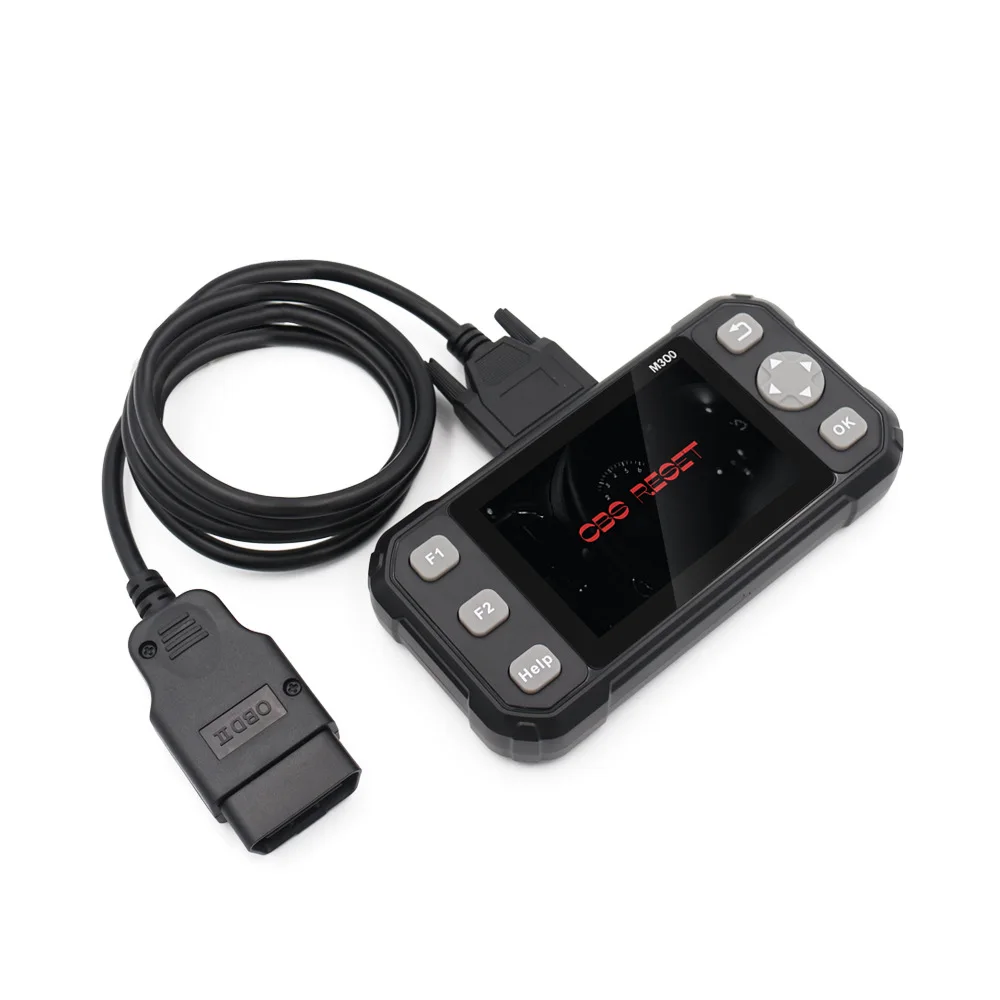 M300 automobile fault diagnosis instrument 10 languages CE FCC certification OBD2 detection and maintenance lamp zeroing