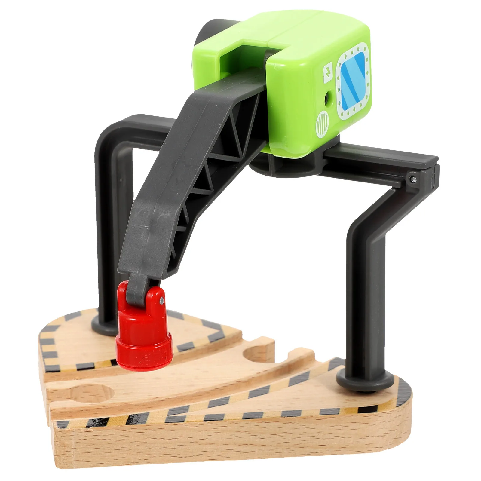 Безопасный прочный изогнутый трековый кран, забавный кран для поезда для детей, подходящий праздничный подарок, домашняя и уличная игровая комната, сад