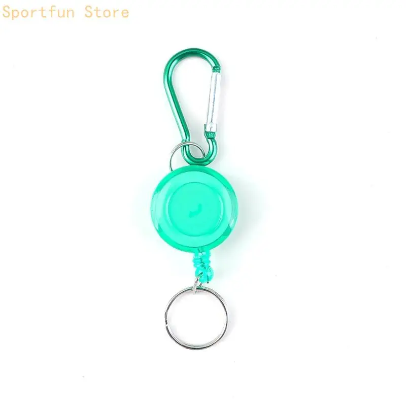 Retractable Keychain Badges Holder Antitheft Keychain Holder AntiLost Card Badges Holder Keyholder Easy to Use X7JD