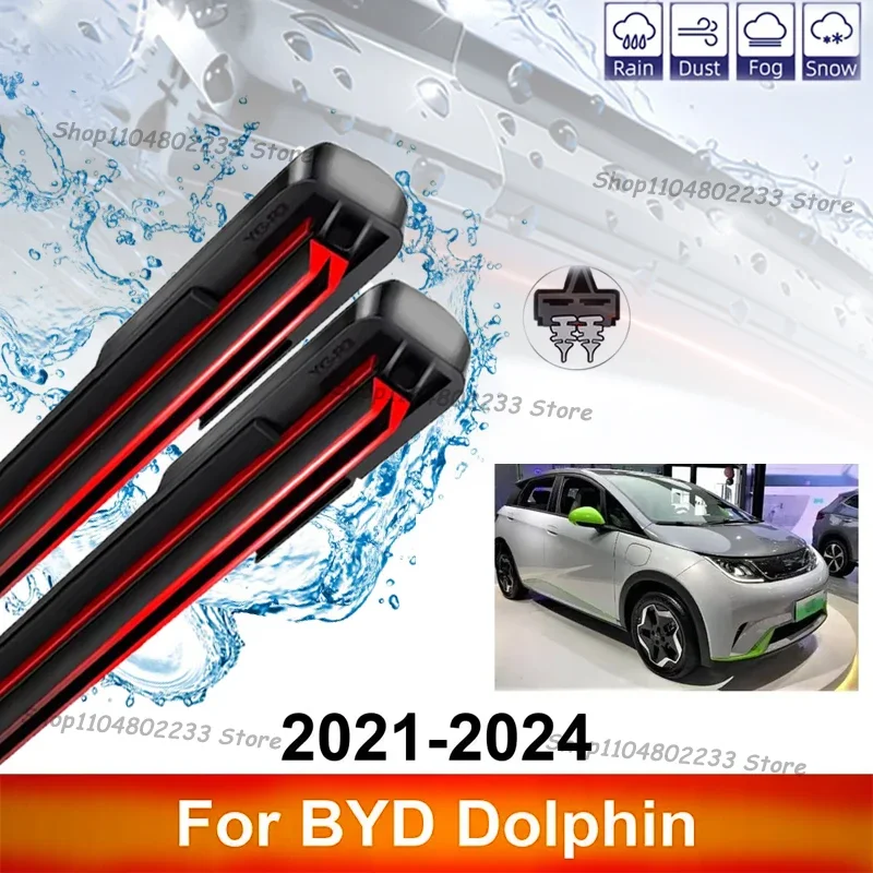 

2 pieces for Byd Dolphin 2021-2024 Windshield Cleaning Wiper Blade Accessories 26 Inch + 14 Inch 2021 2022 2023 2024