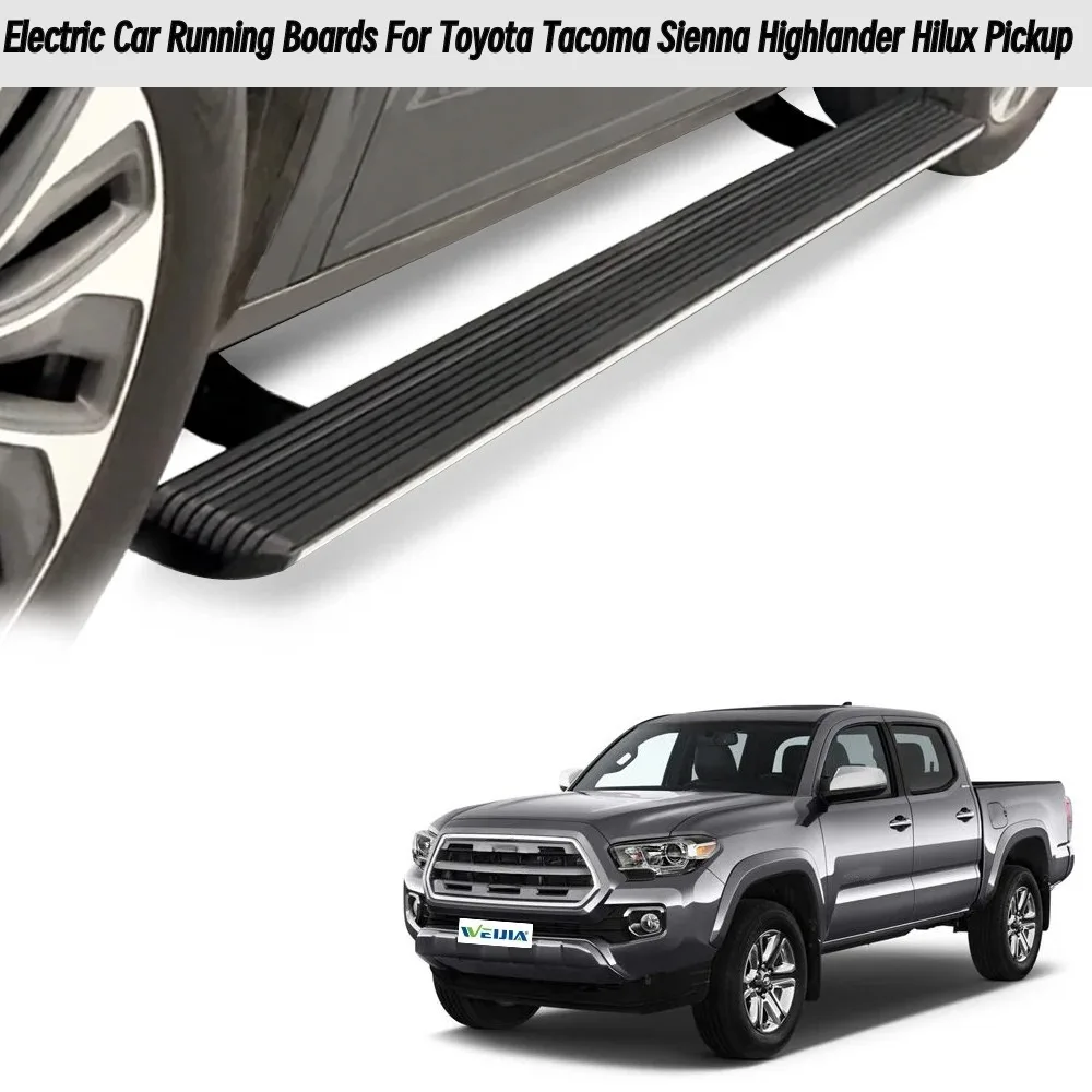 

Universal Electric Power Running Boards Automatic Side Steps for Toyota Tacoma Sienna Highlander Hilux Pickup Truck Accessories