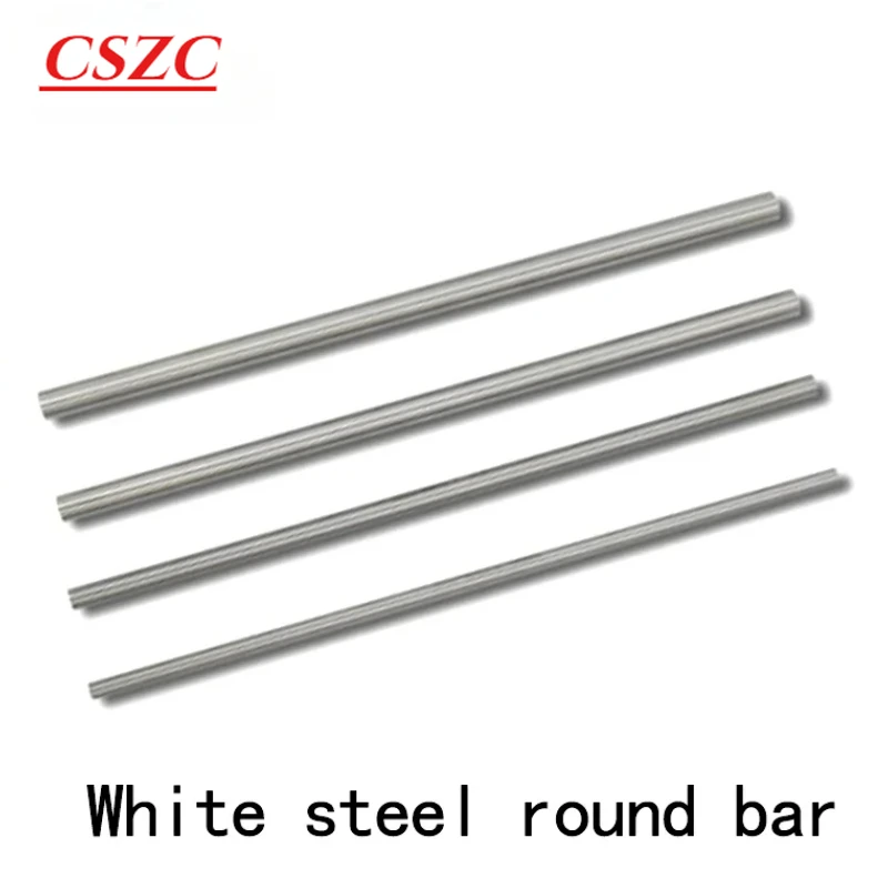 Круглый стержень из белой стали, прямой хвостовик, метрическая сталь из быстрорежущей стали, закаленный белый круглый токарный станок, белый стальной стержень, деревообрабатывающий нож для резьбы