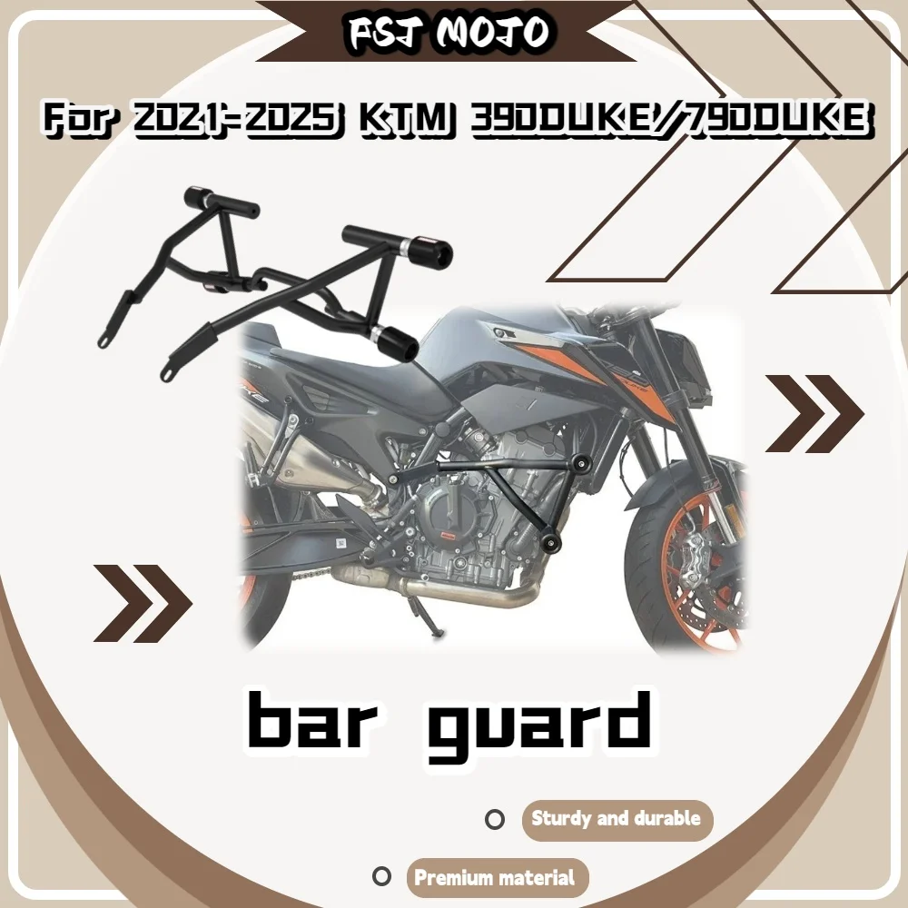 For KTM 790DUKE 390DUKE All-Round Body Safety Bumper, Reinforced Thick Bracket Anti-Deformation Frame Crash Protector Parts