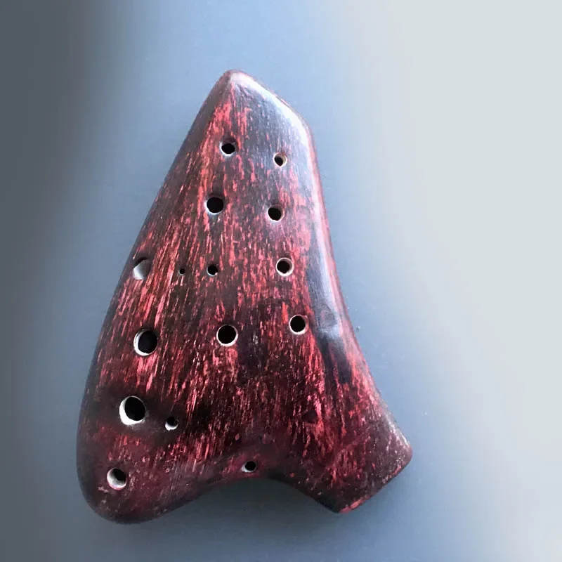 Doppio tubo Ocarina Orff strumenti ceramica triplo tono SD Ocarinas flauto accessori per strumentazione musicale professionale