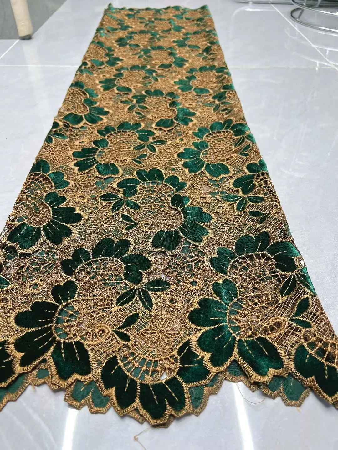 قماش دانتيل مخملي عالي الجودة  - مراجعة Sewing Velvet Fabric وسعره