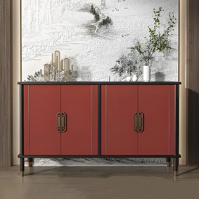 New Chinese-style household shoe cabinet, dining side cabinet, light luxury large-capacity storage cabinet