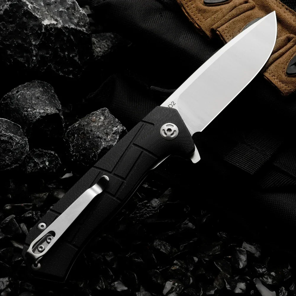 Coltello pieghevole multifunzionale di alta qualità: coltello da sopravvivenza per campeggio all'aperto, caccia e situazioni di emergenza, regalo da uomo