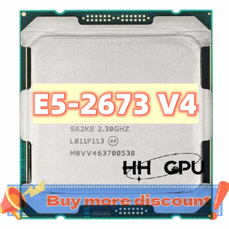 Xeon E5 2673V4 CPU SR2KE 20-cores 2.30GHZ 50MB 14nm 135W LGA2011-3 E5 2673 V4 processor E5-2673V4