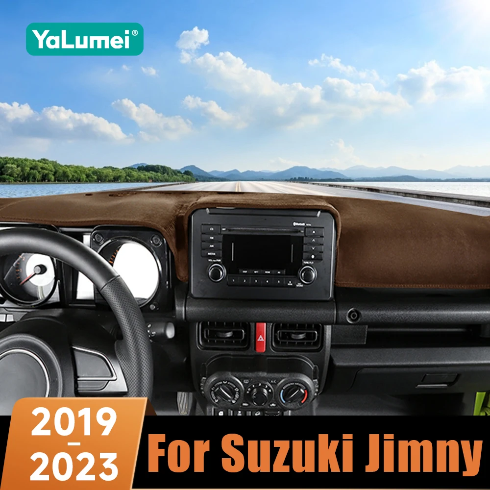 For Suzuki Jimny JB64 JB74 2019 2020 2021 2022 2023 Car Dashboard Cover Avoid Light Pad Sun Shade Anti-UV Carpets Non-Slip Mats