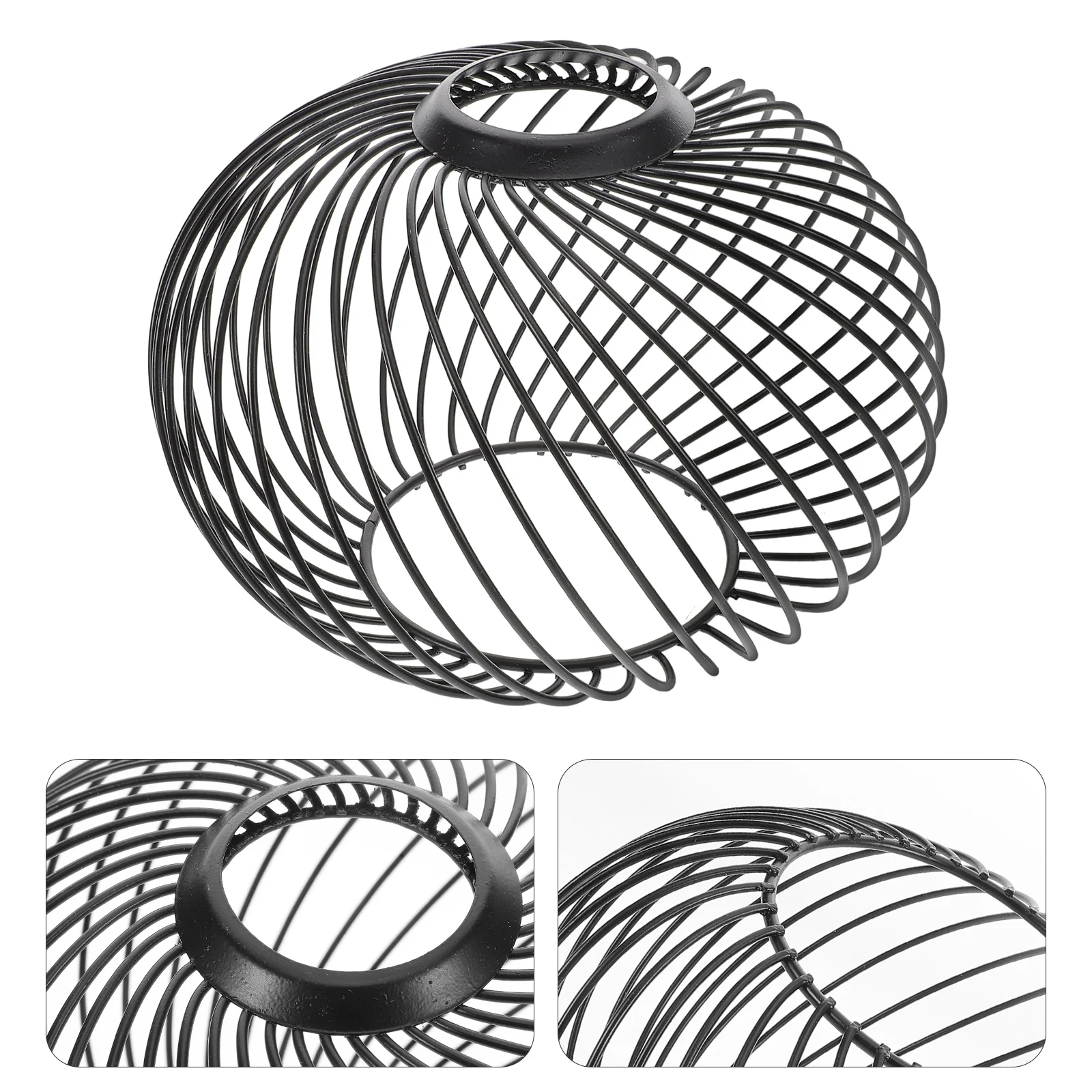 

Chandelier Lampshade Shell Cage Decorative Hanging Shades Small Replacement Iron Vintage