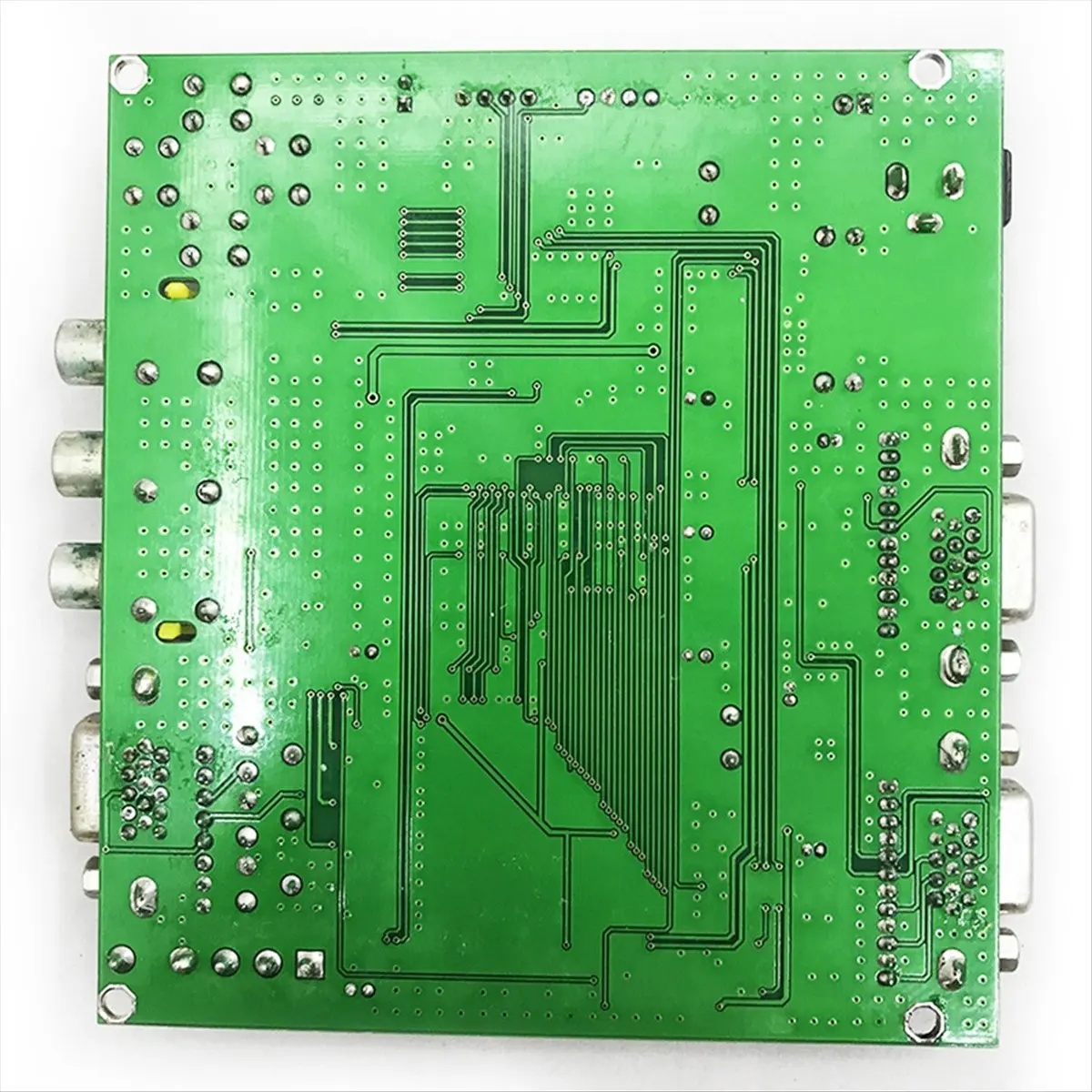 2026 جديد + لعبة جديدة RGB/CGA // YUV إلى VGA HD لوحة محول الفيديو HD9800/GBS8200 لوحة خضراء ساخنة لشاشة CRT LCD PDP