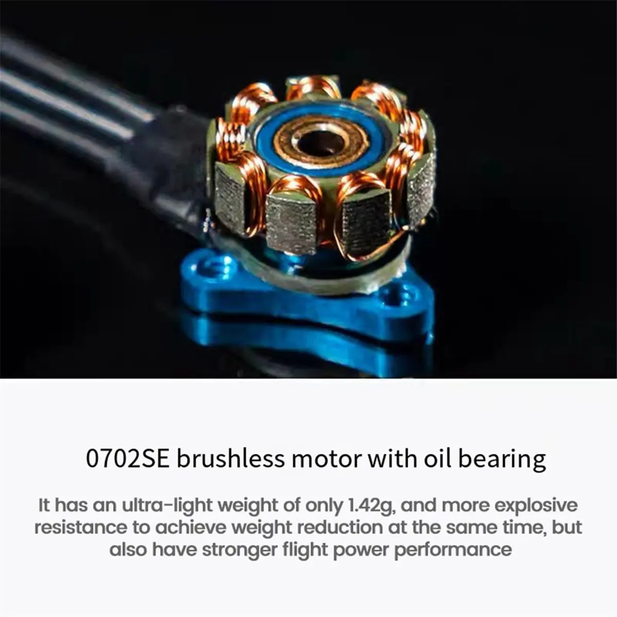 (AIMA) 4PCS 0702SE Brushless Motor 25000KV 1S Drone Motor for 65mm Whoop Drones for AIR 65