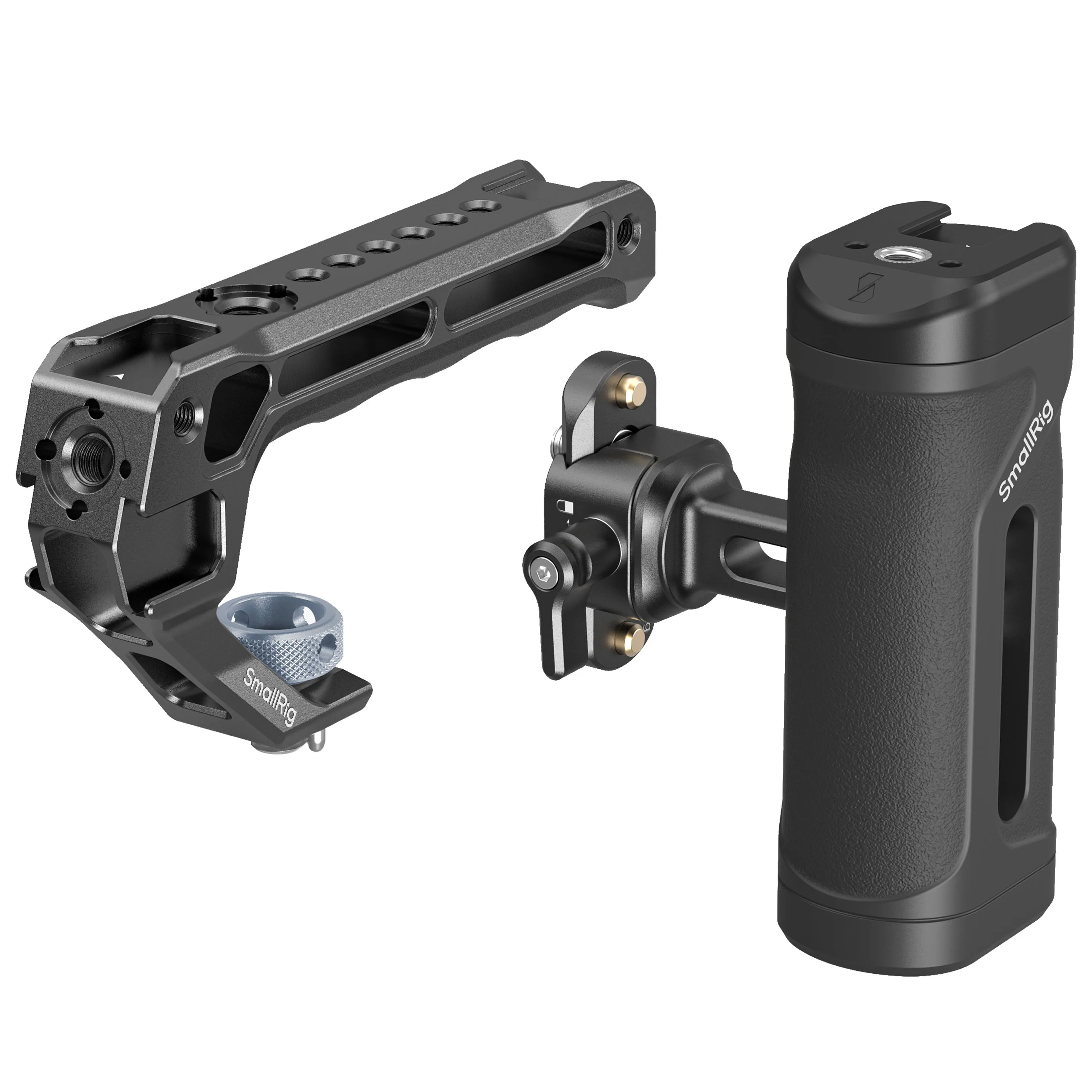 SmallRig Mini Zijhandgreep met NATO-klem voor cameracages, geschikt voor montage van Magic Arms, microfoons, monitorhouders, lampen 5947
