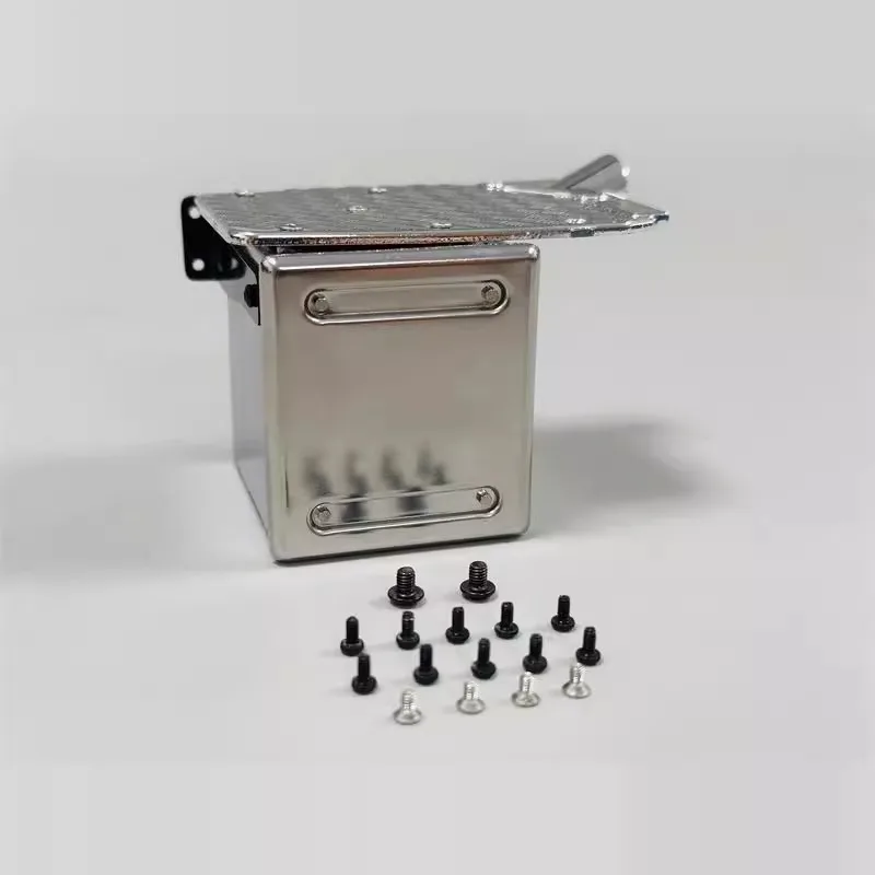 Metall-Auspuff-Tank-Ersatzteile für 1/14 Tamiya RC Truck Car Trailer Kipper Scania 770S R470 R620 DIY Teile Autozubehör