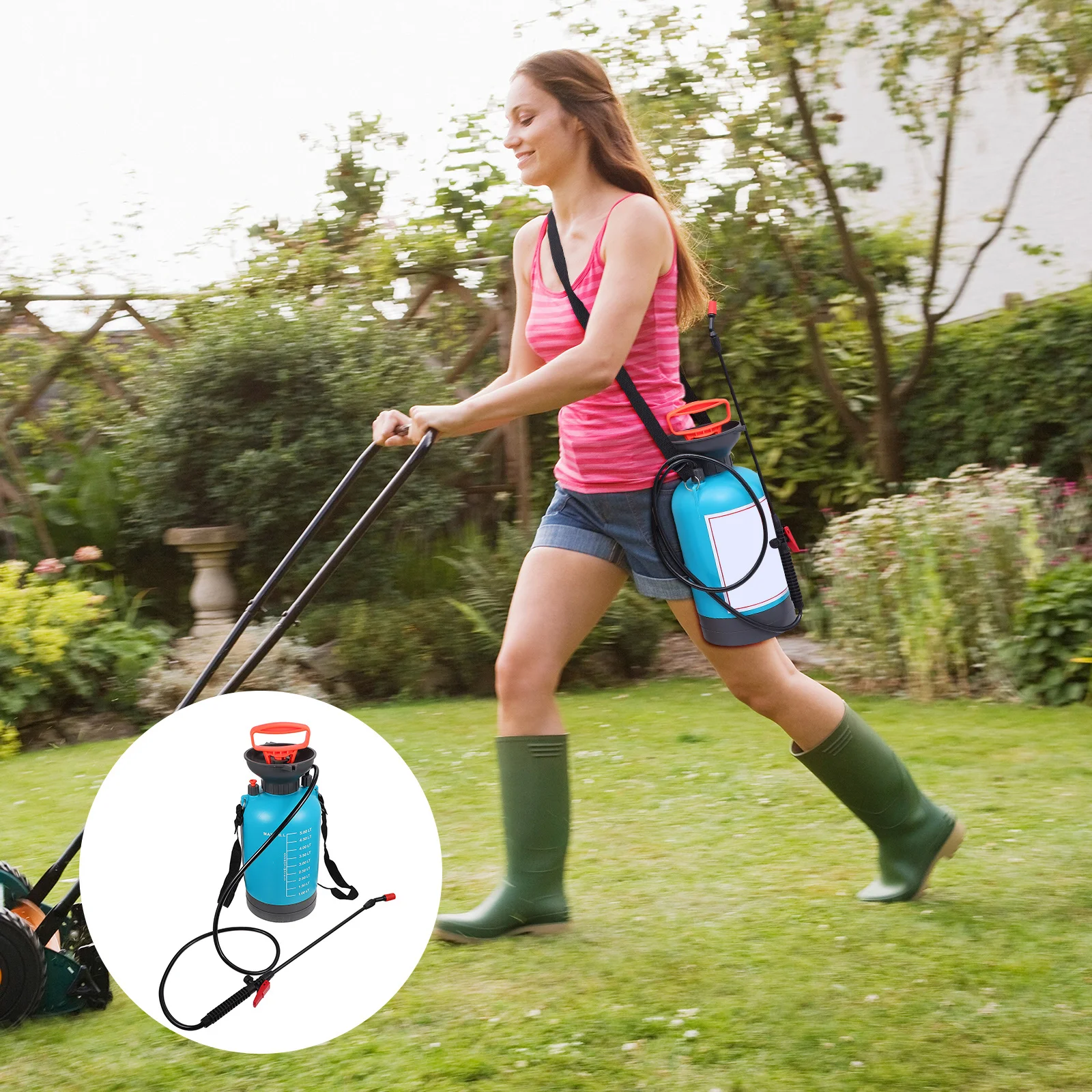 

Irrigation Sprayer Shoulder-type Pressure Manual High Capacity Watering Can Safe Use