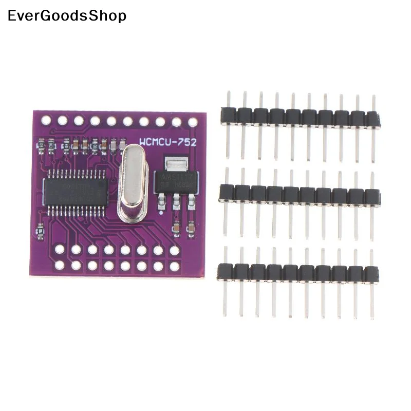 ✦ 1Set UART Conversion Board Module MCU-752 SC16IS752 I2C/SPI Bus Interface To Dual Channel UART Conversion Board Module