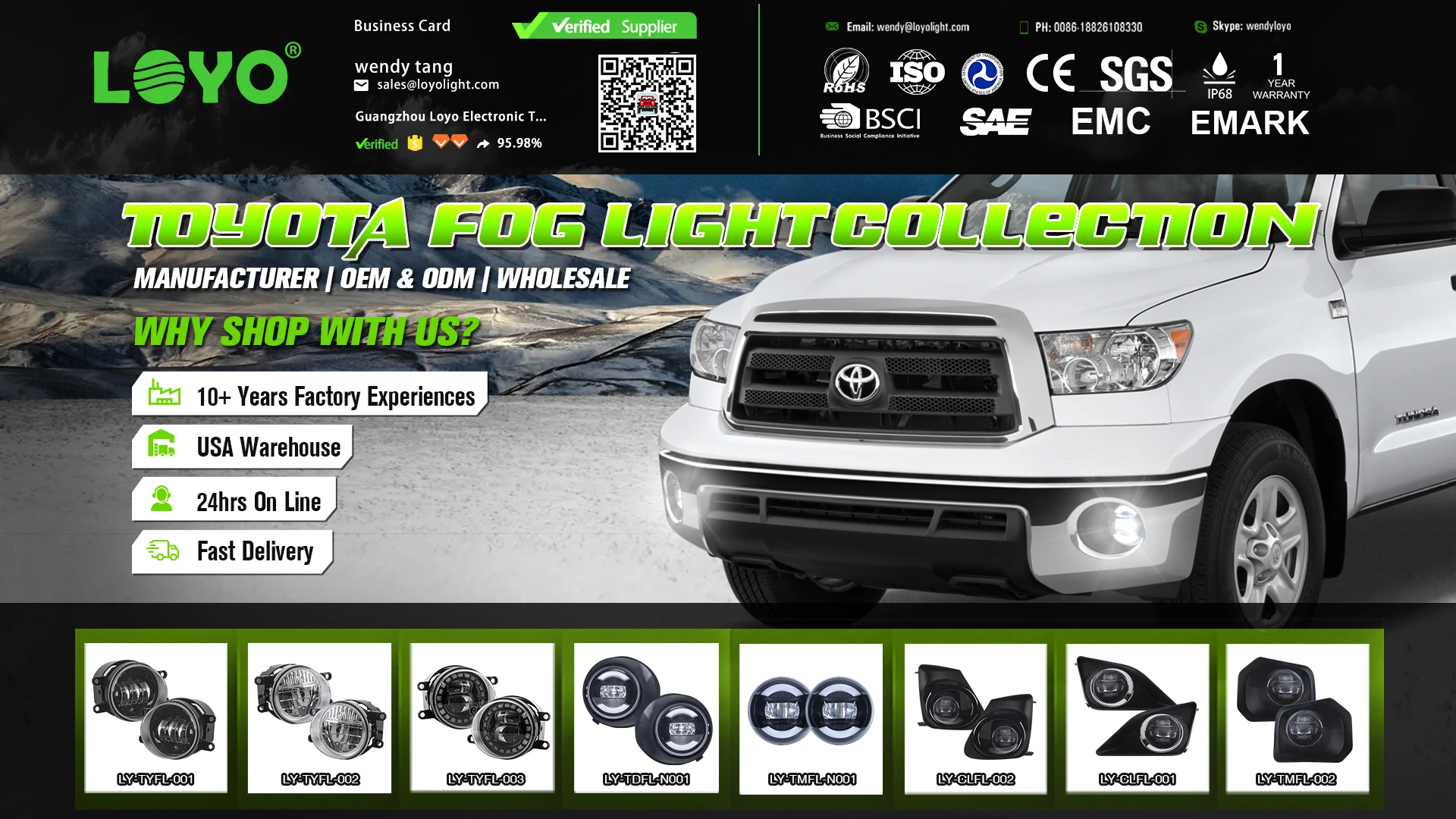 Voor 2012 Toyota Tacoma Truck Off Road Laser Auto LED Rijmistlampen Auto Voertuig