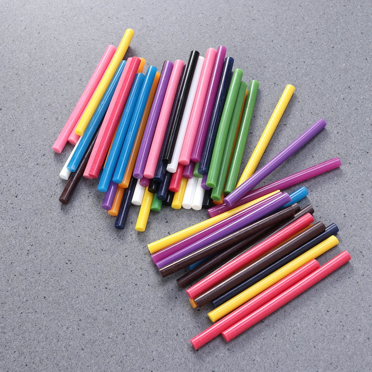 60Pcs Hot Melt Adhesive Sticks Transparent High Viscosity Quick Tool for Crafts Fabrics Ceramics Wood