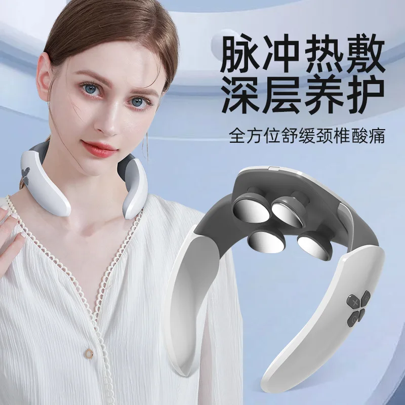 New Massage Pillow Electric Home Support Device Shoulder Neck Trapezius Massager