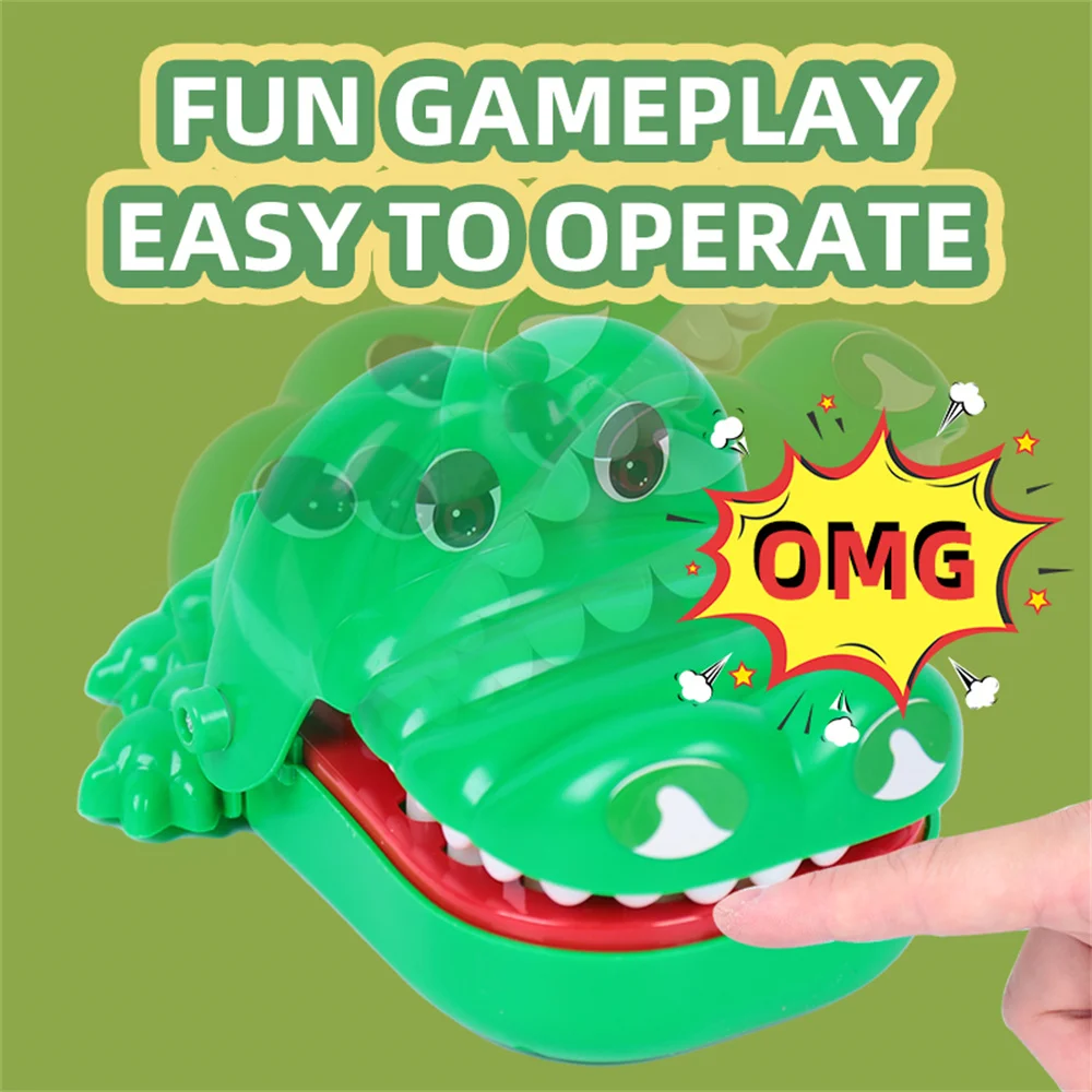 Alligator tooth Extractor bite finger response trainer New quirky teen party lucky game prank stress relief toy image 6